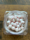 Pattern Round Silicone Beads