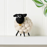 MODWOOL Felt Ball 3.5h" Sheep Decor