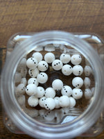 Pattern Round Silicone Beads