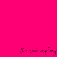 Fluorescent Raspberry 12” HTV