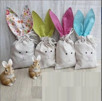 Drawstring Easter Bunny Bags