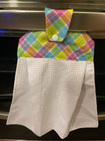 Spring Plaid Sublimation Tea Towels