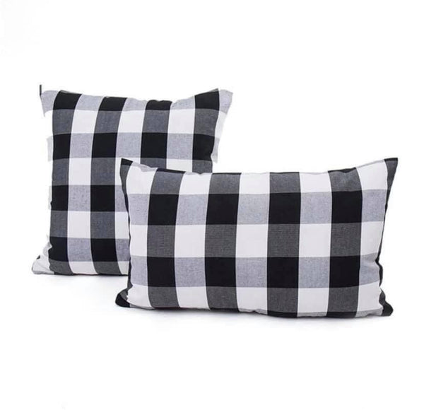 Buffalo Plaid Zippered Cushion Covers